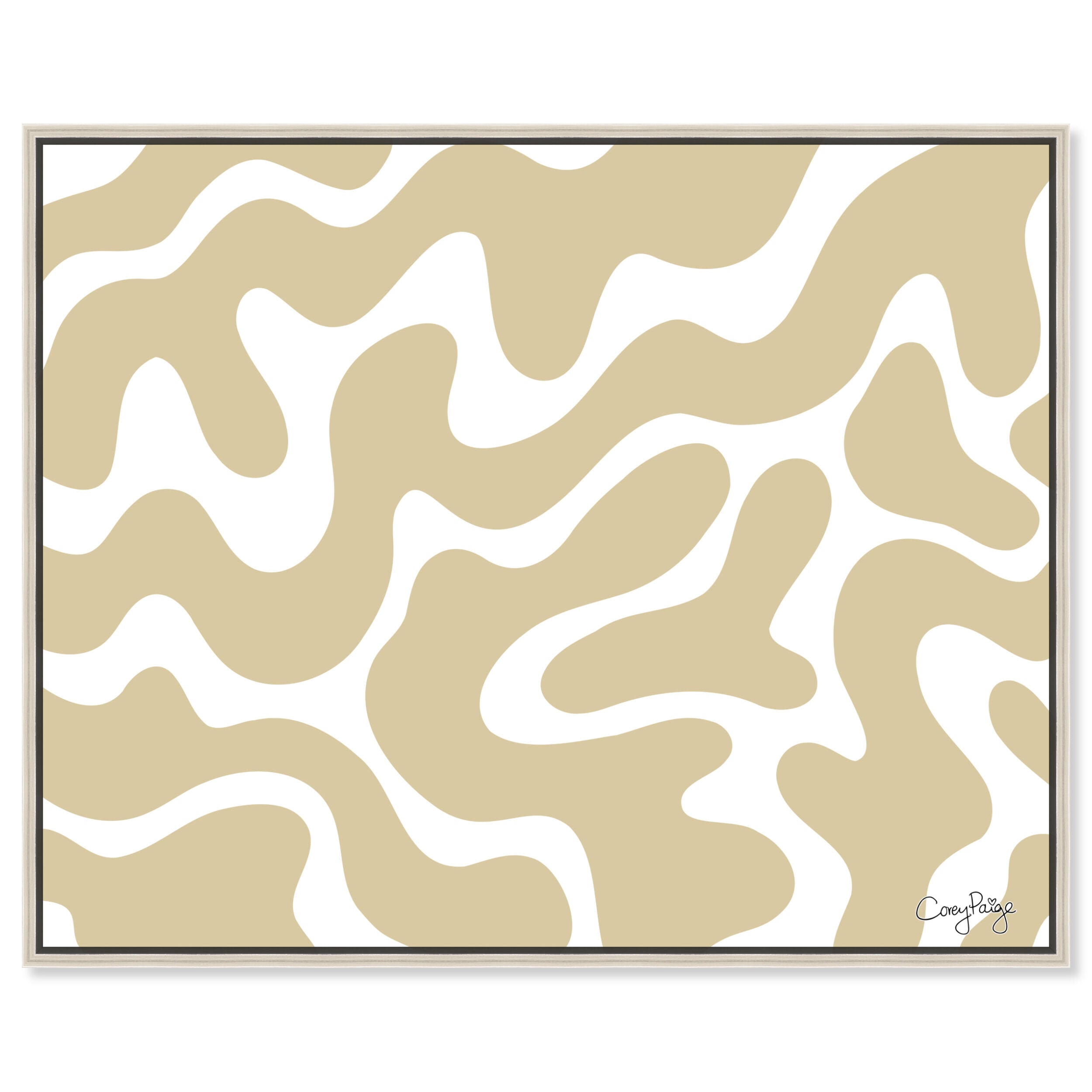 Corey Paige - Tan Abstract II