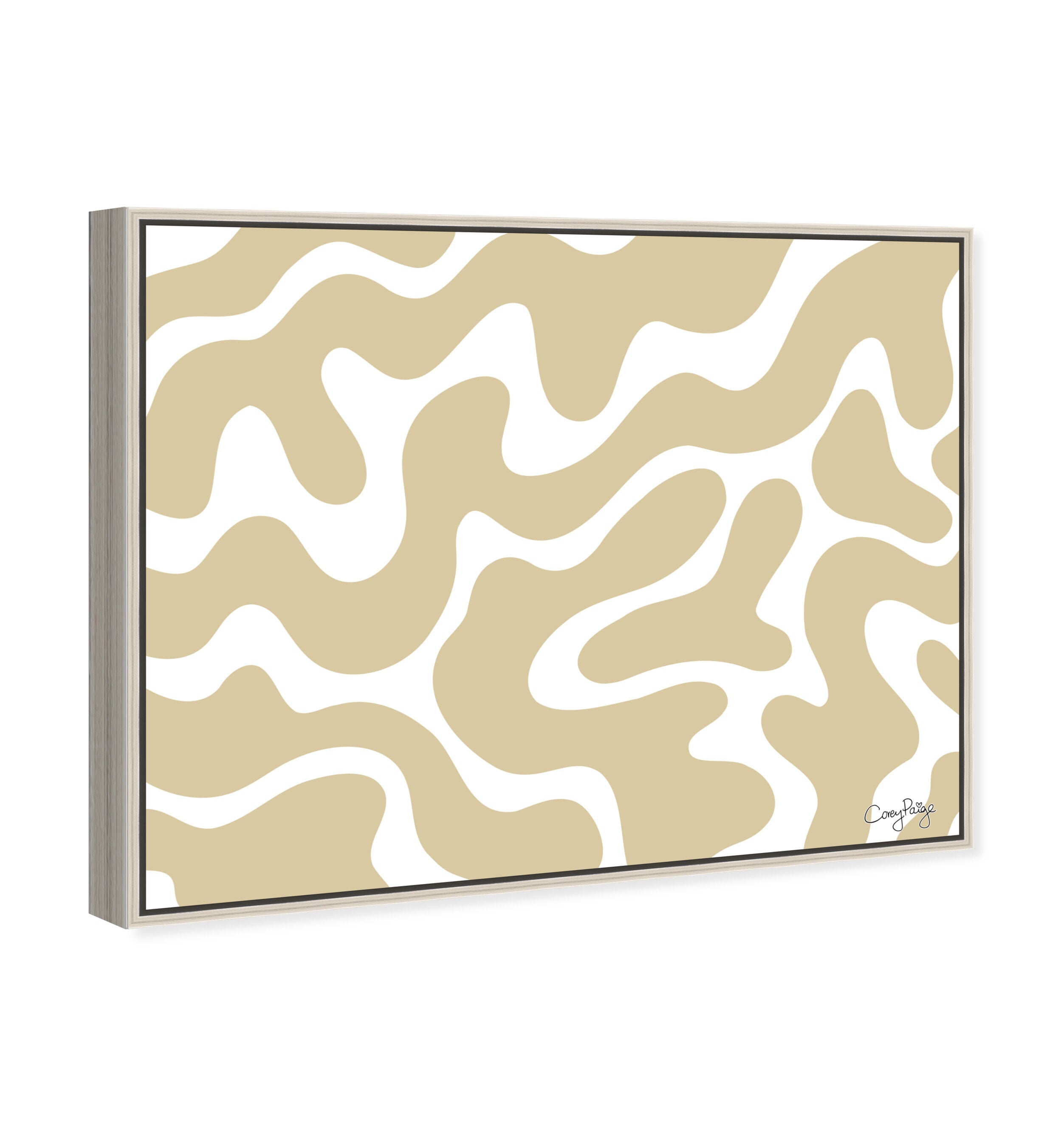 Corey Paige - Tan Abstract II
