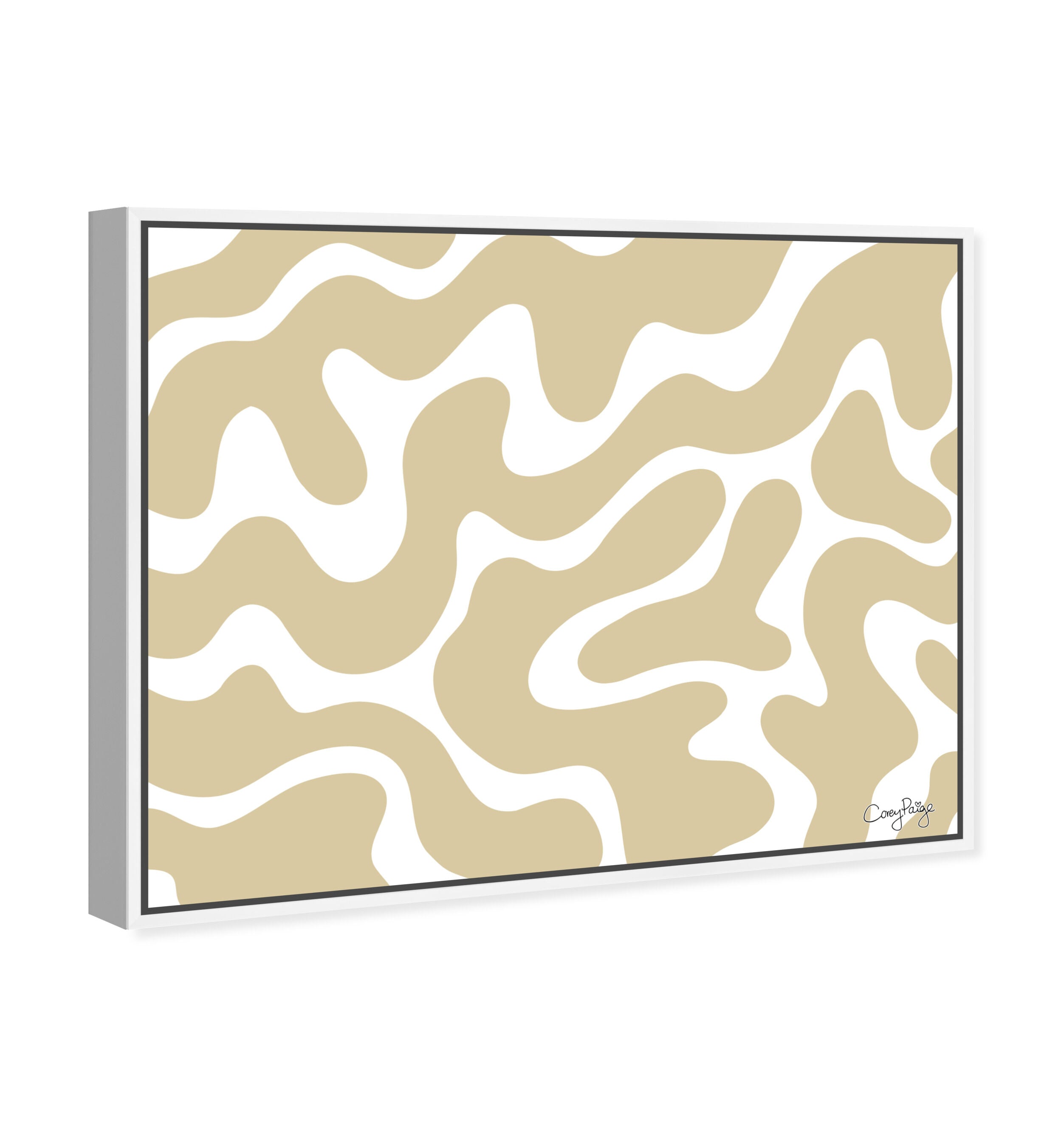 Corey Paige - Tan Abstract II