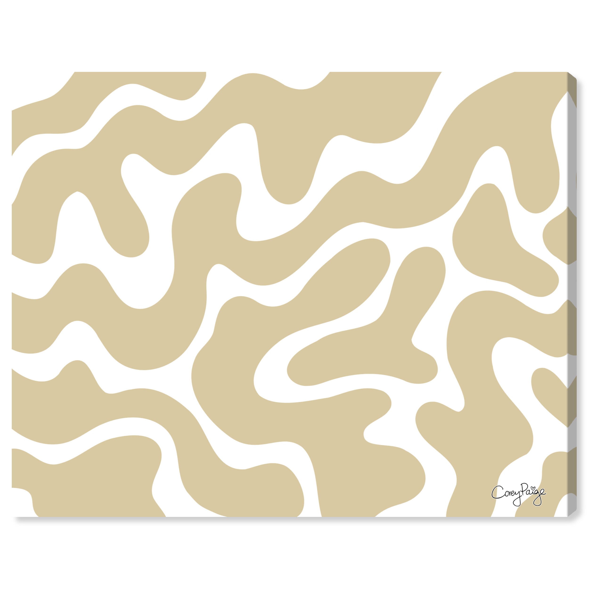 Corey Paige - Tan Abstract II