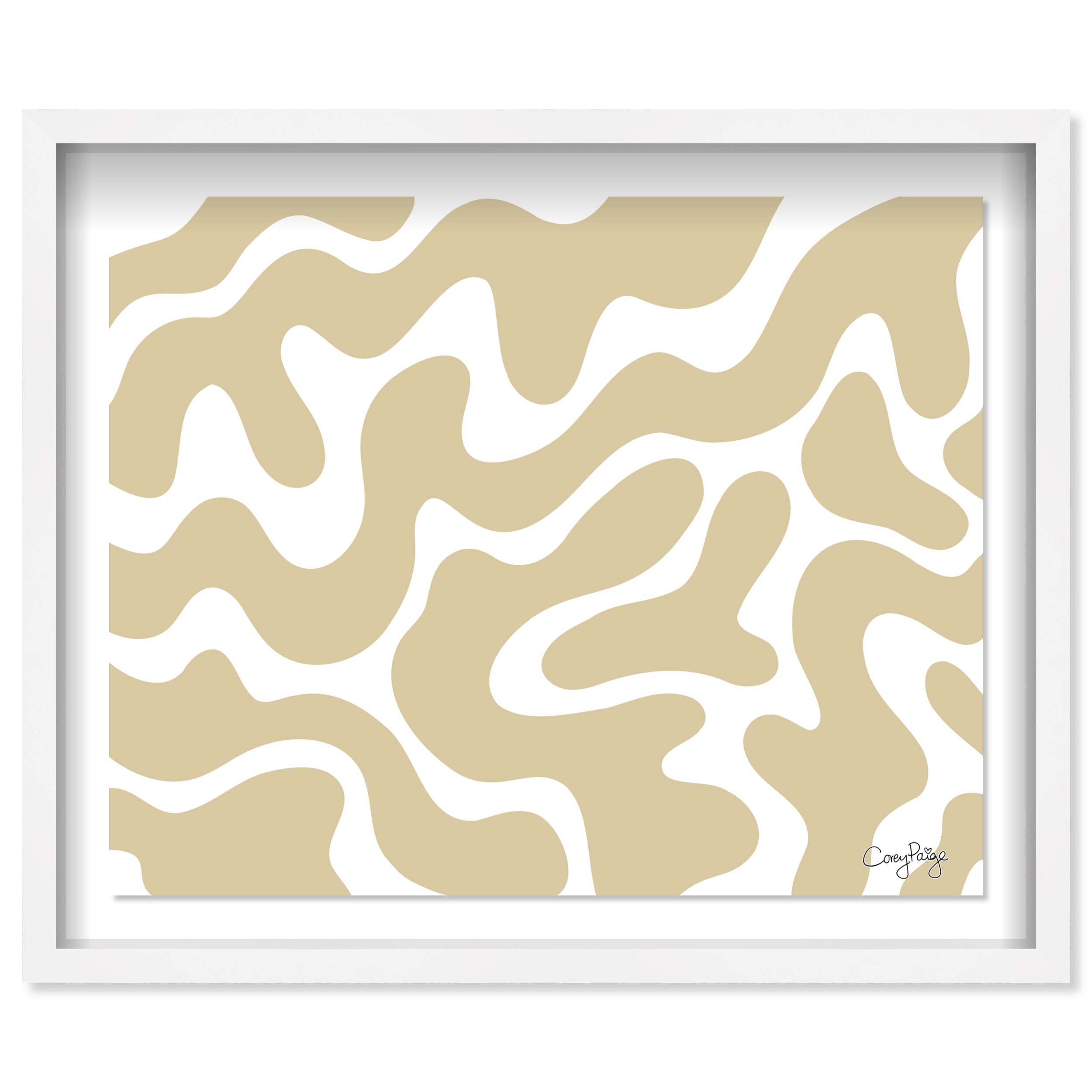 Corey Paige - Tan Abstract II