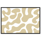 Corey Paige - Tan and White Abstract I