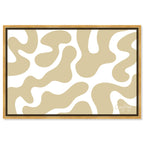 Corey Paige - Tan and White Abstract I