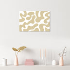 Corey Paige - Tan and White Abstract I