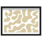 Corey Paige - Tan and White Abstract I