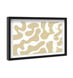 Corey Paige - Tan and White Abstract I