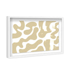 Corey Paige - Tan and White Abstract I