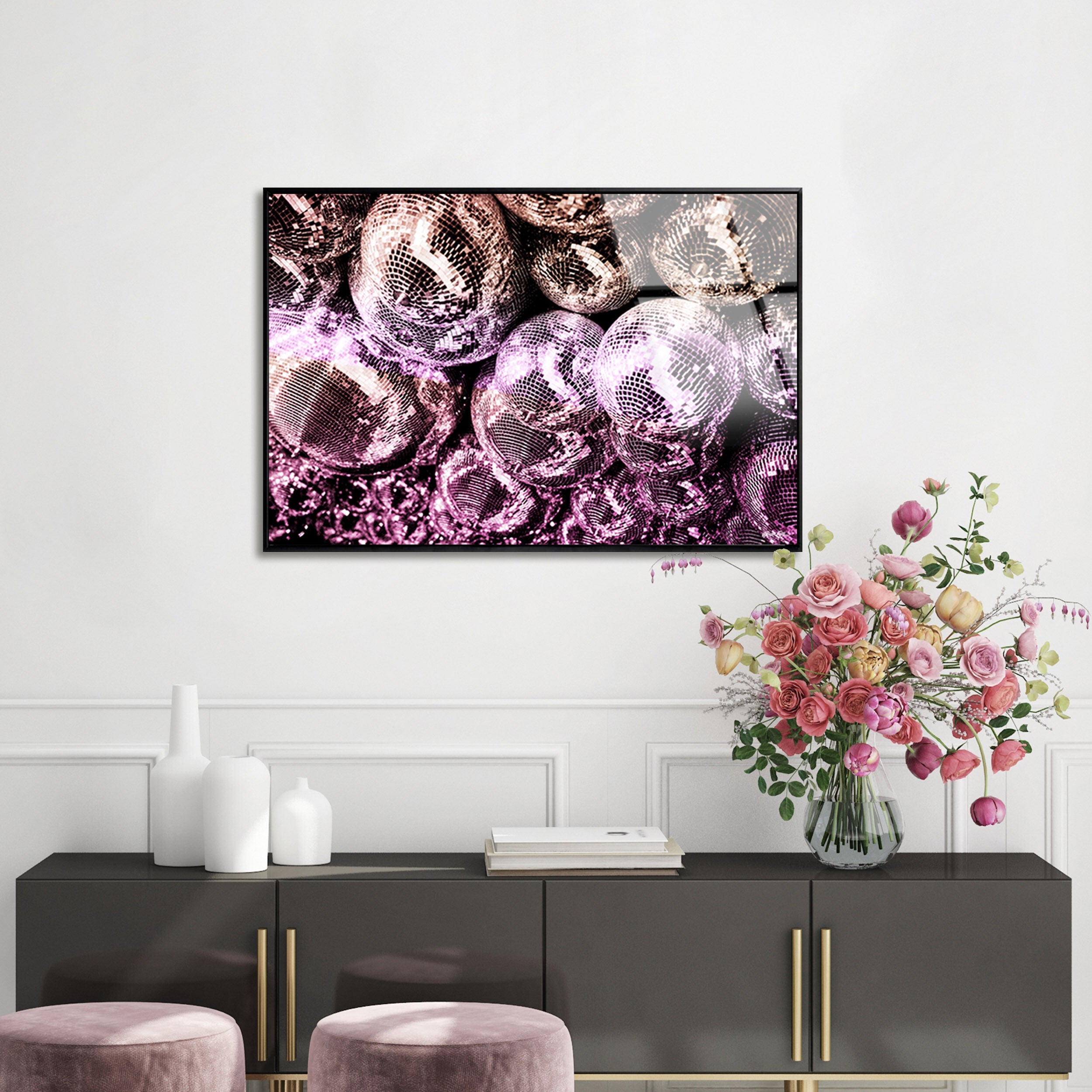 Disco Ball Peri - Framed Acrylic Art Secondary image