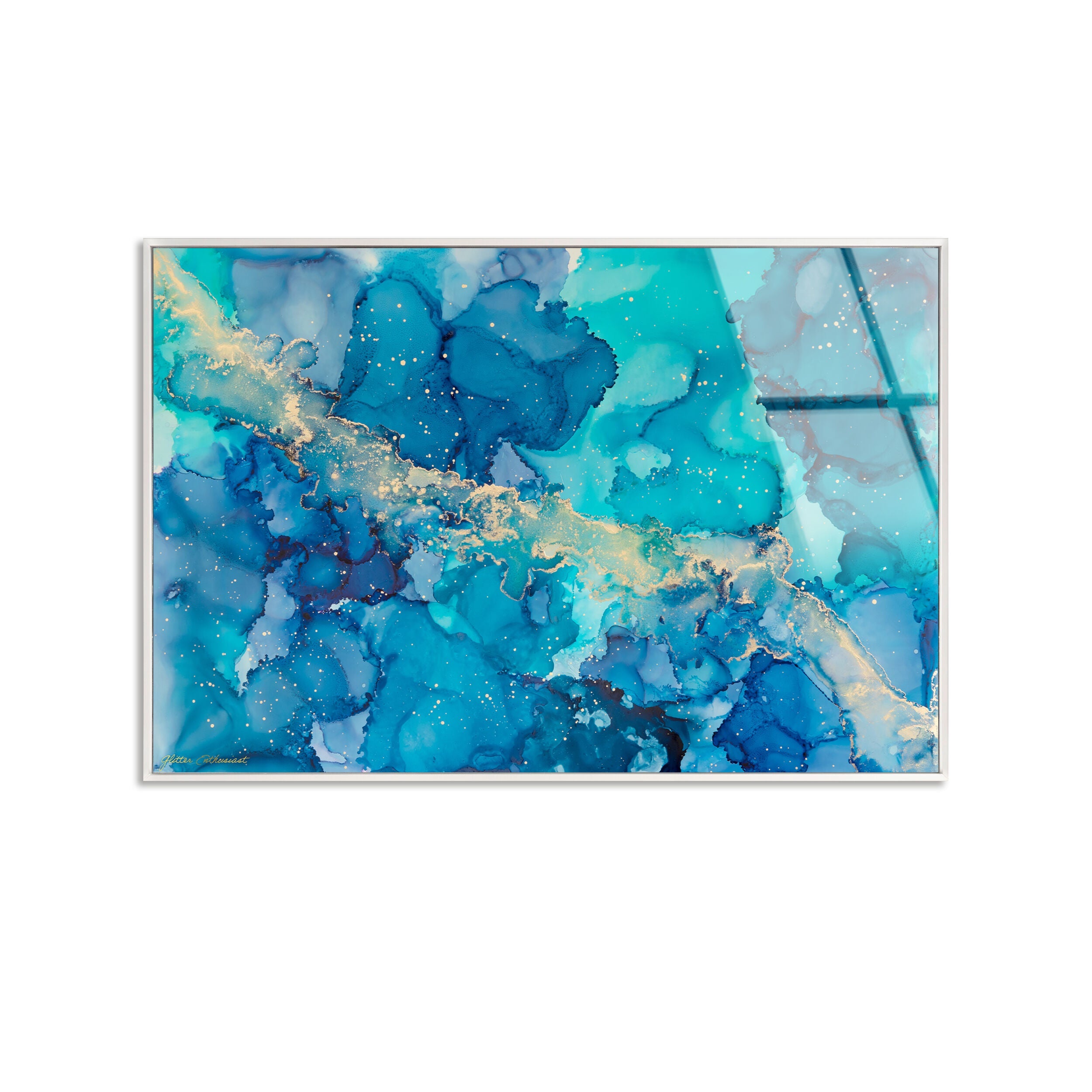 Glitter Enthusiast - Clara - Framed Acrylic Art