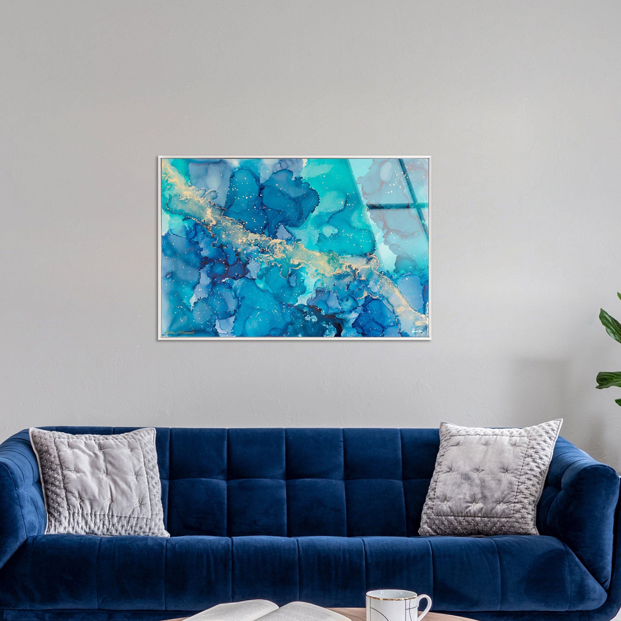 Glitter Enthusiast - Clara - Framed Acrylic Art