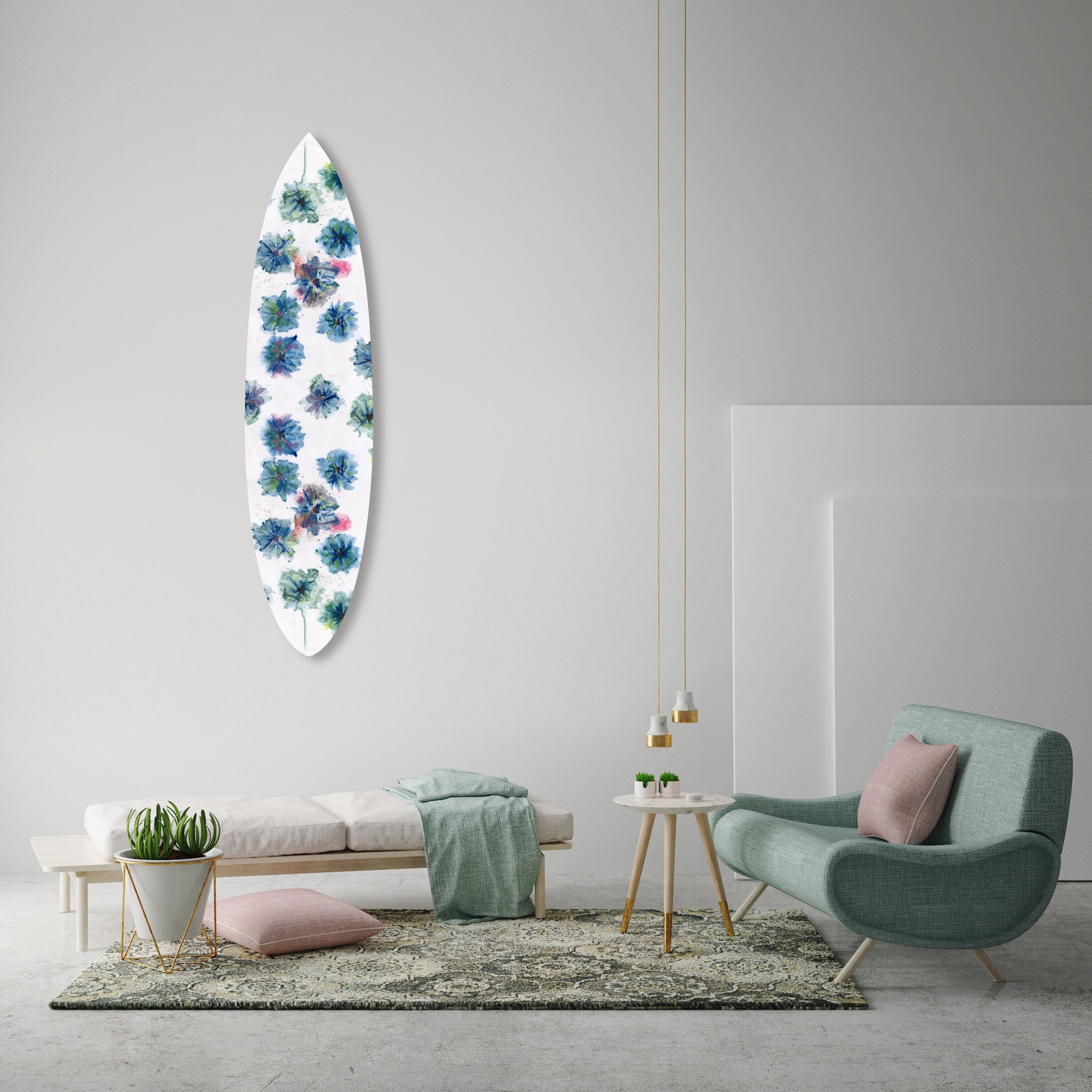 Fireworks like Flowers Surfboard Secondary image