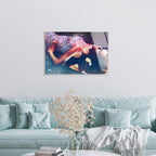 Sunbathe in Disco - Framed Acrylic Art