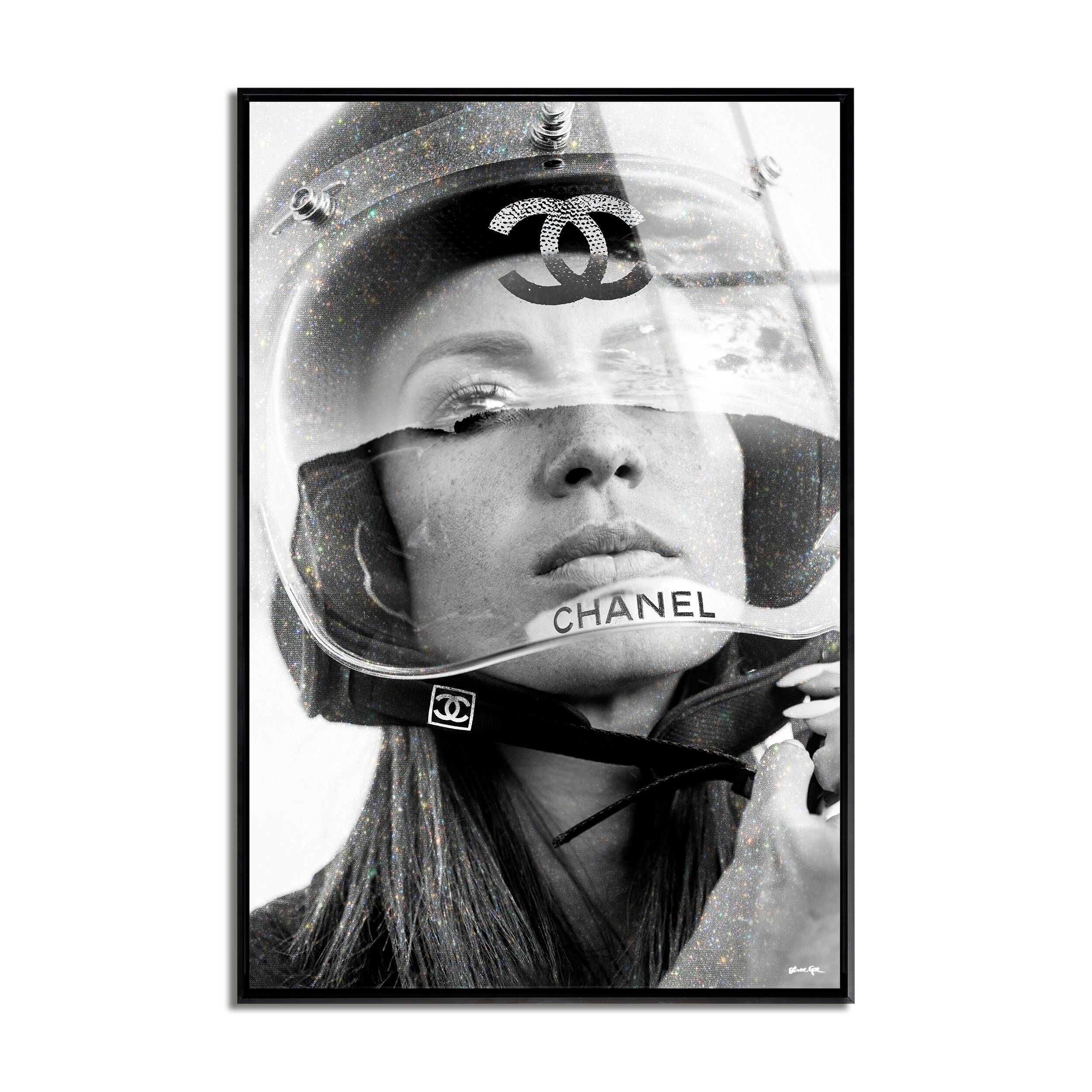Motogirl - Framed Acrylic Art Main image