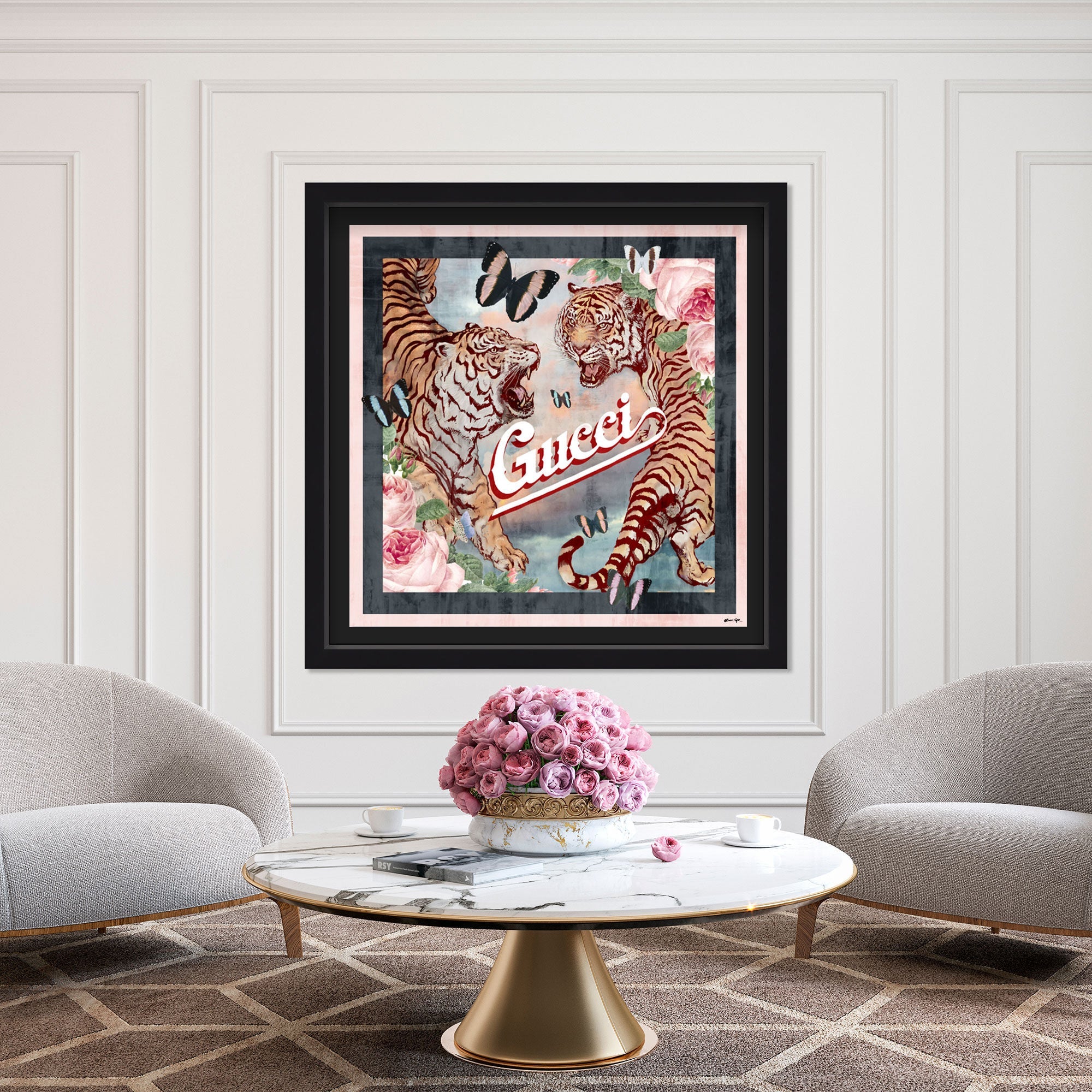 Parma Tigers - Displayed in a shadowbox Main image
