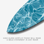 Aqua Obsidian | Surfboard Gallery Wall