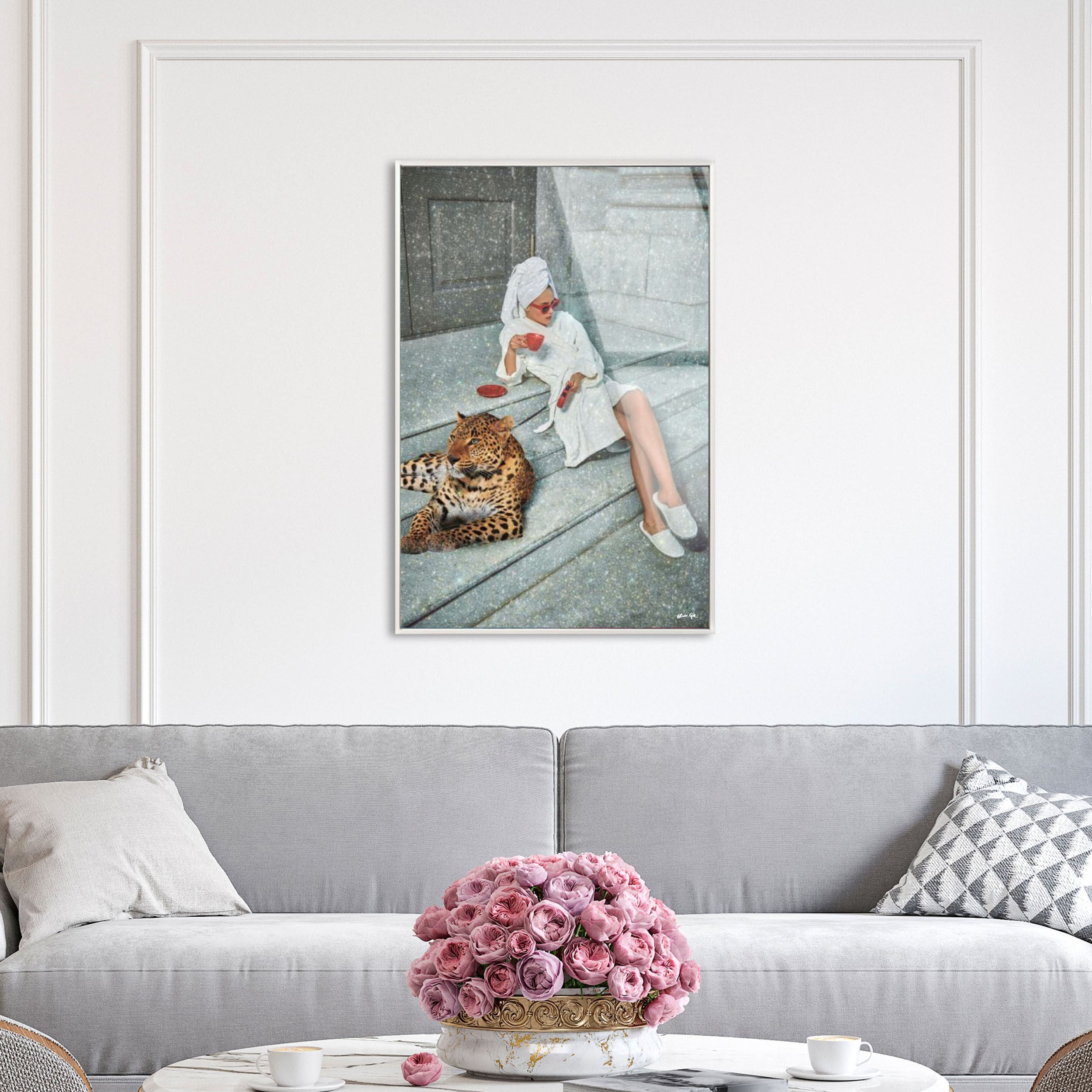 Morning Statement Coffee - Framed Acrylic Art