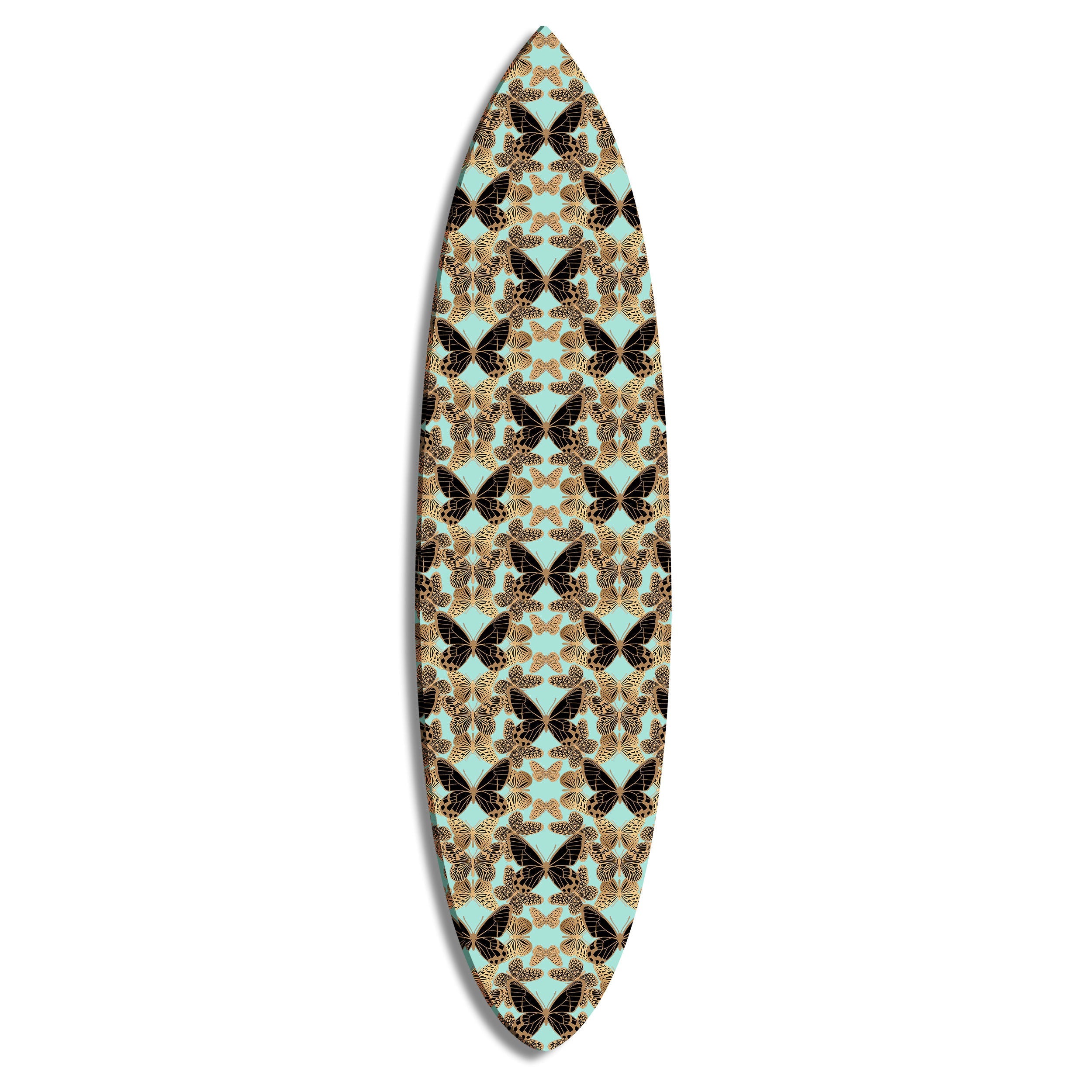 Butterfly Pattern Surfboard