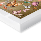 Flying Over Gold - With Hand-Applied Gold Leaf