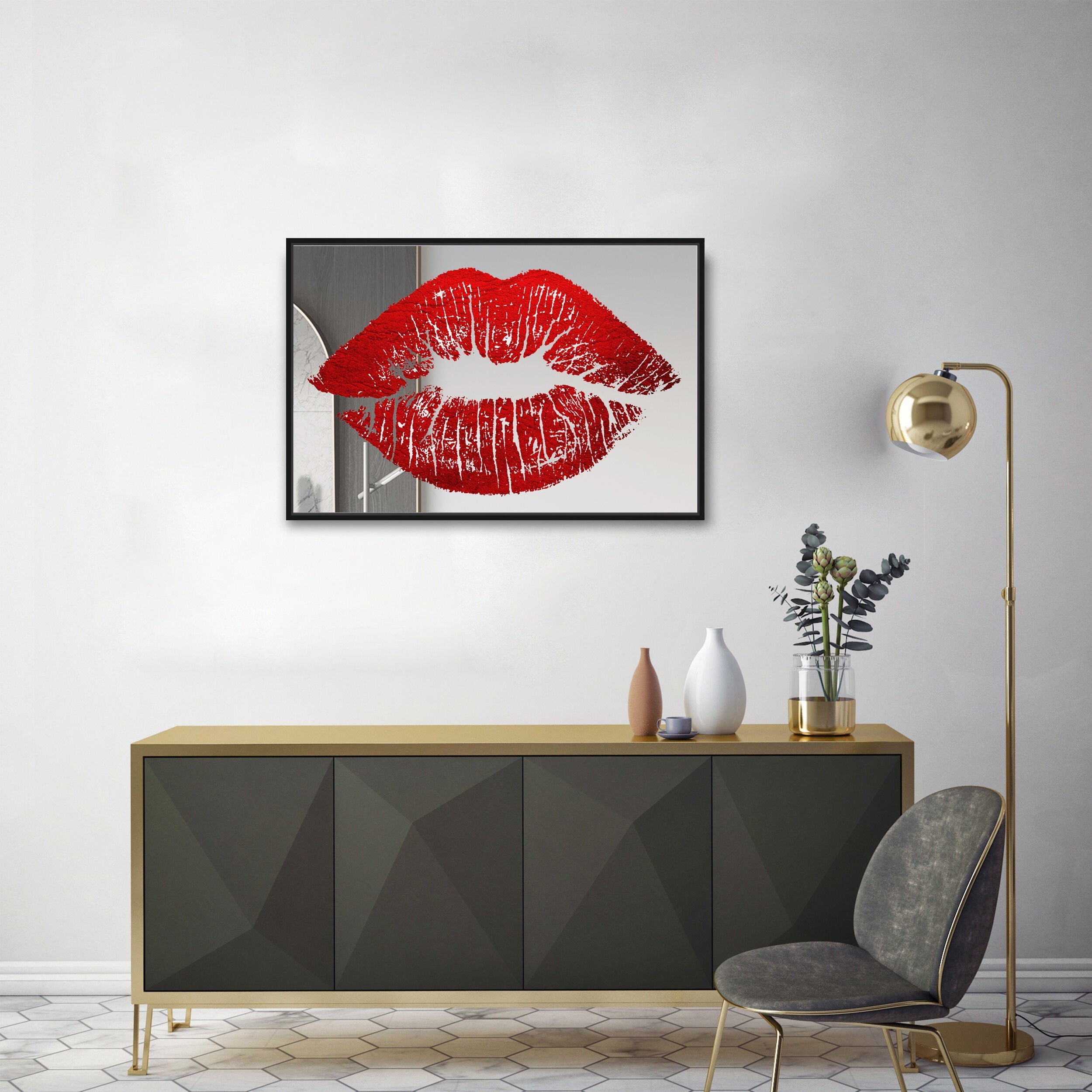 Solid Kiss Red Mirror Secondary image