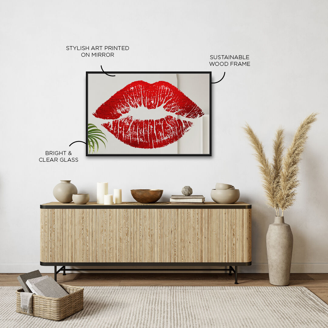 Solid Kiss Red Mirror