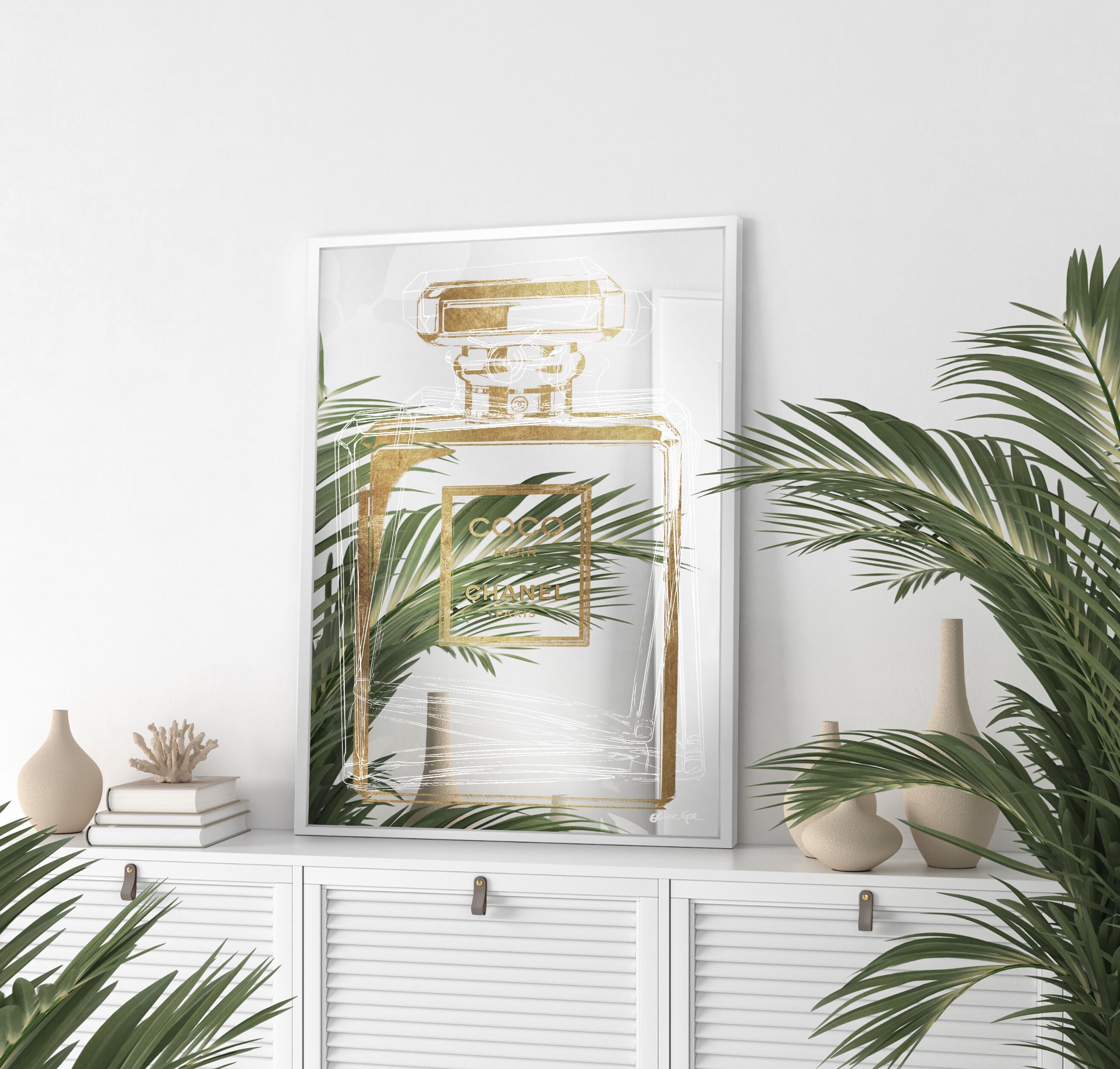Noir Gold Scent Mirror