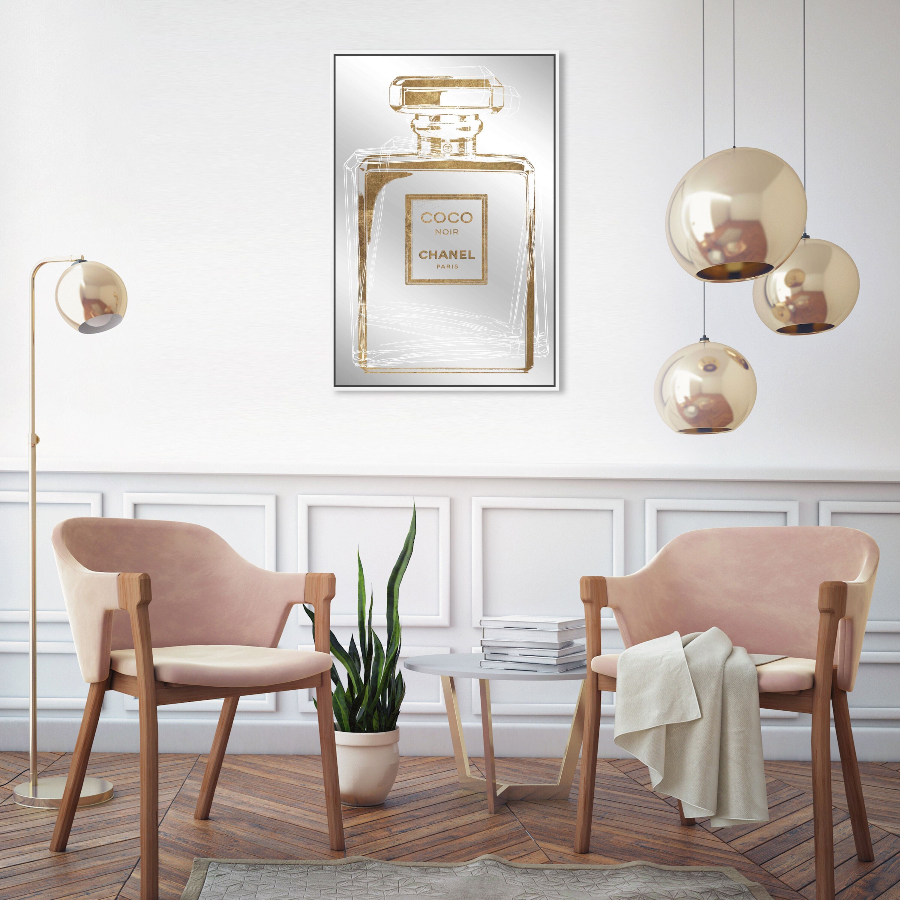 Noir Gold Scent Mirror