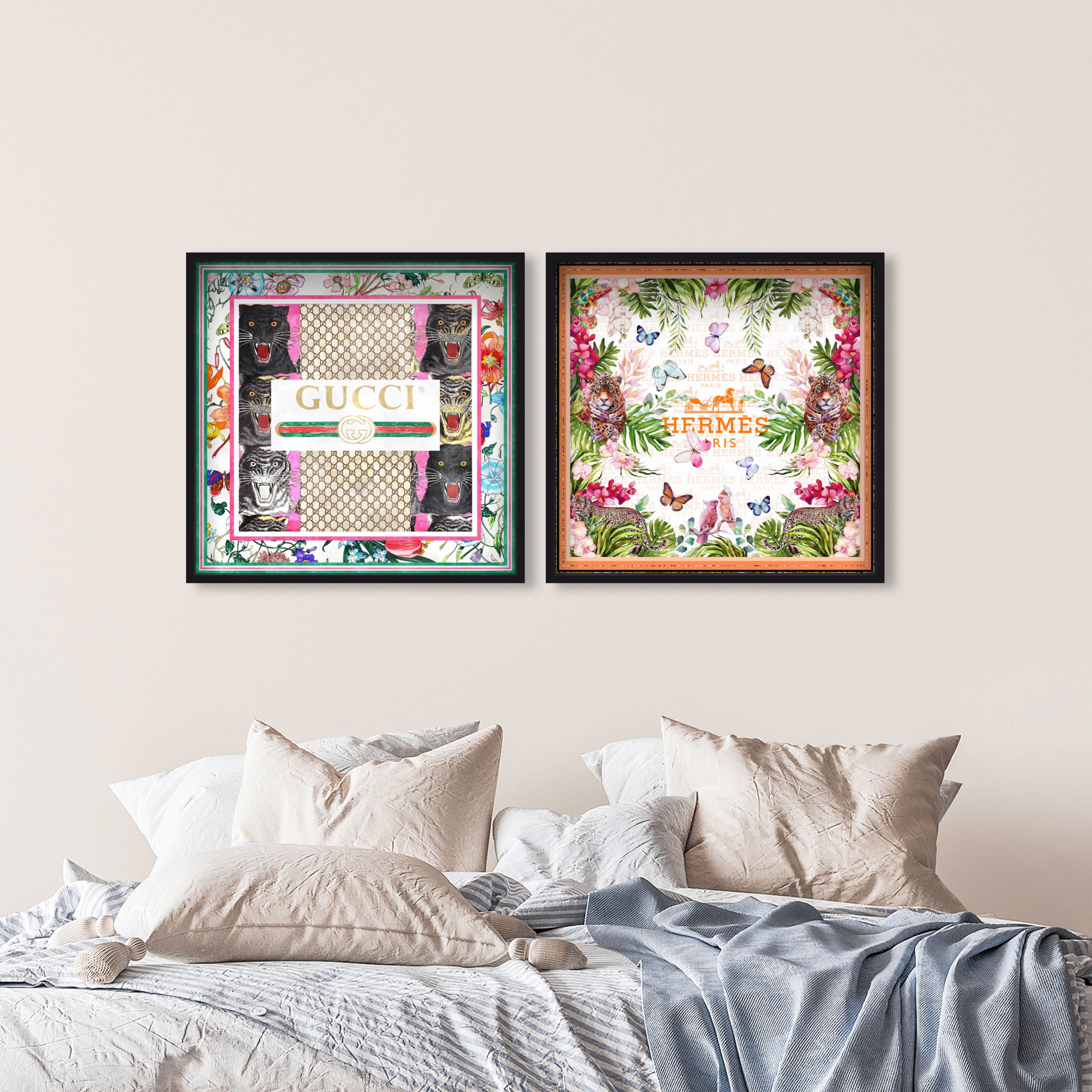 Grand Jungle Fashion SET - Displayed in a shadowbox Main image