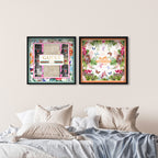Grand Jungle Fashion SET - Displayed in a shadowbox