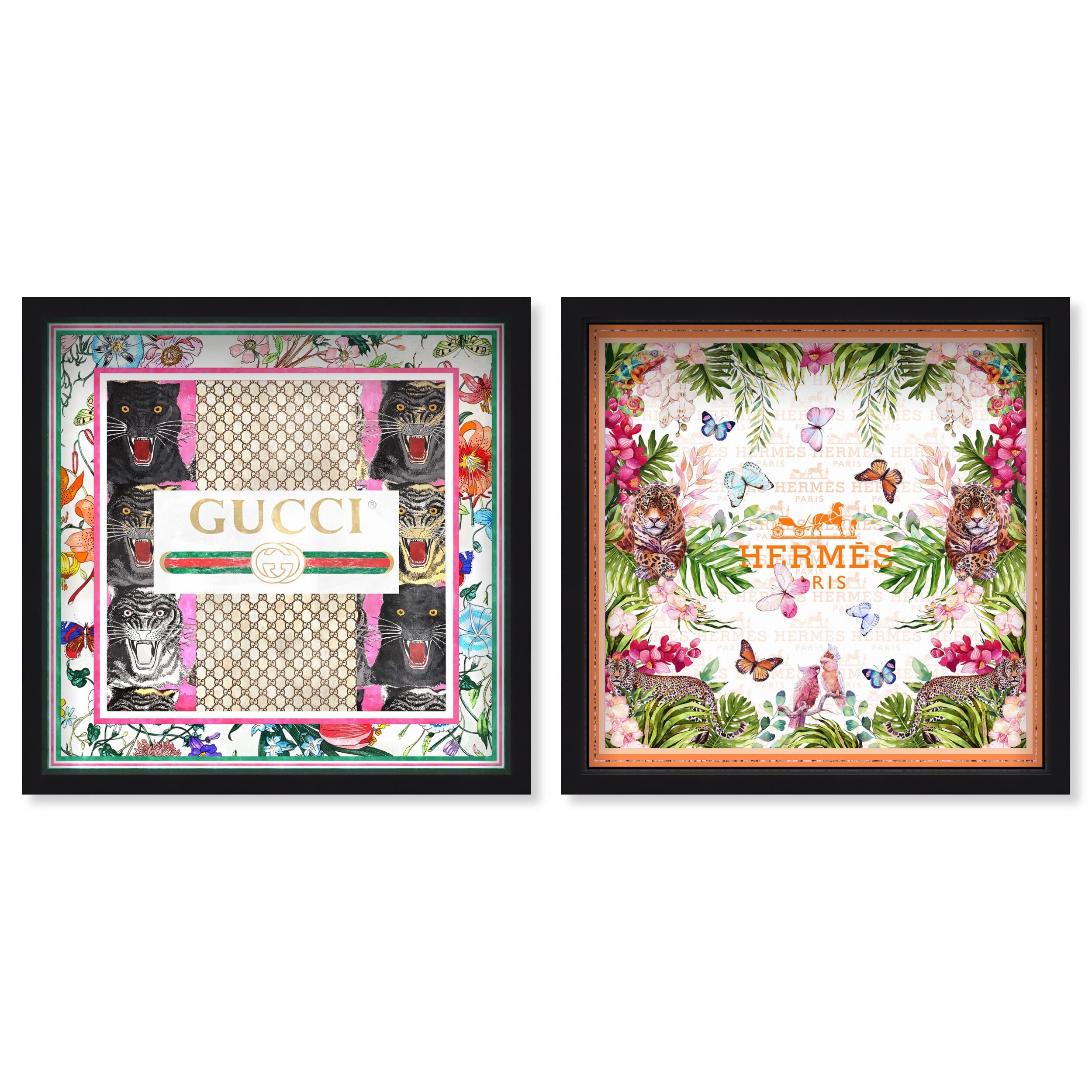 Grand Jungle Fashion SET - Displayed in a shadowbox Secondary image