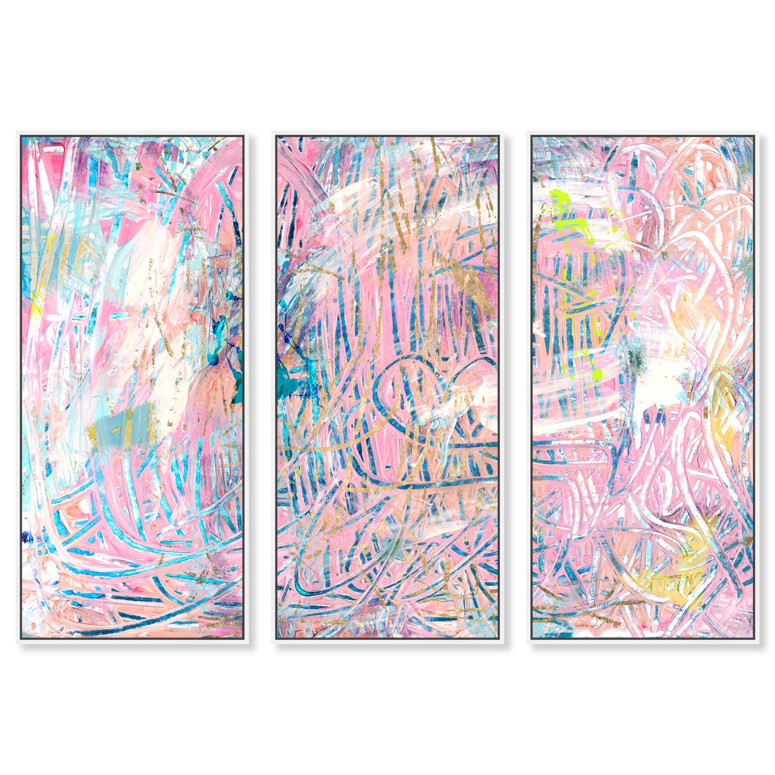But I Never Quit TRIPTYCH - With hand-applied Heavy Gel Top Coat Secondary image