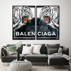 Tiger Effect Symbol SET - Displayed in a Floating Frame