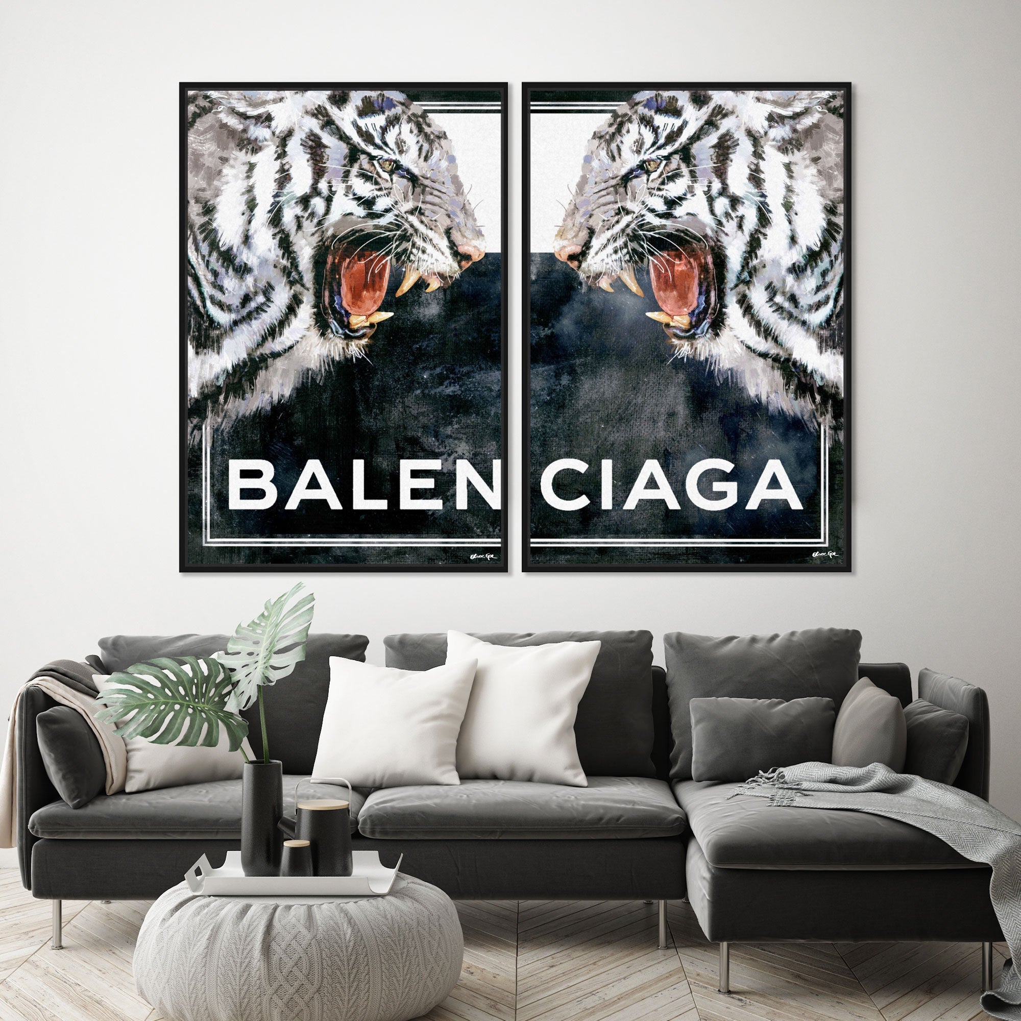 Tiger Effect Symbol SET - Displayed in a Floating Frame