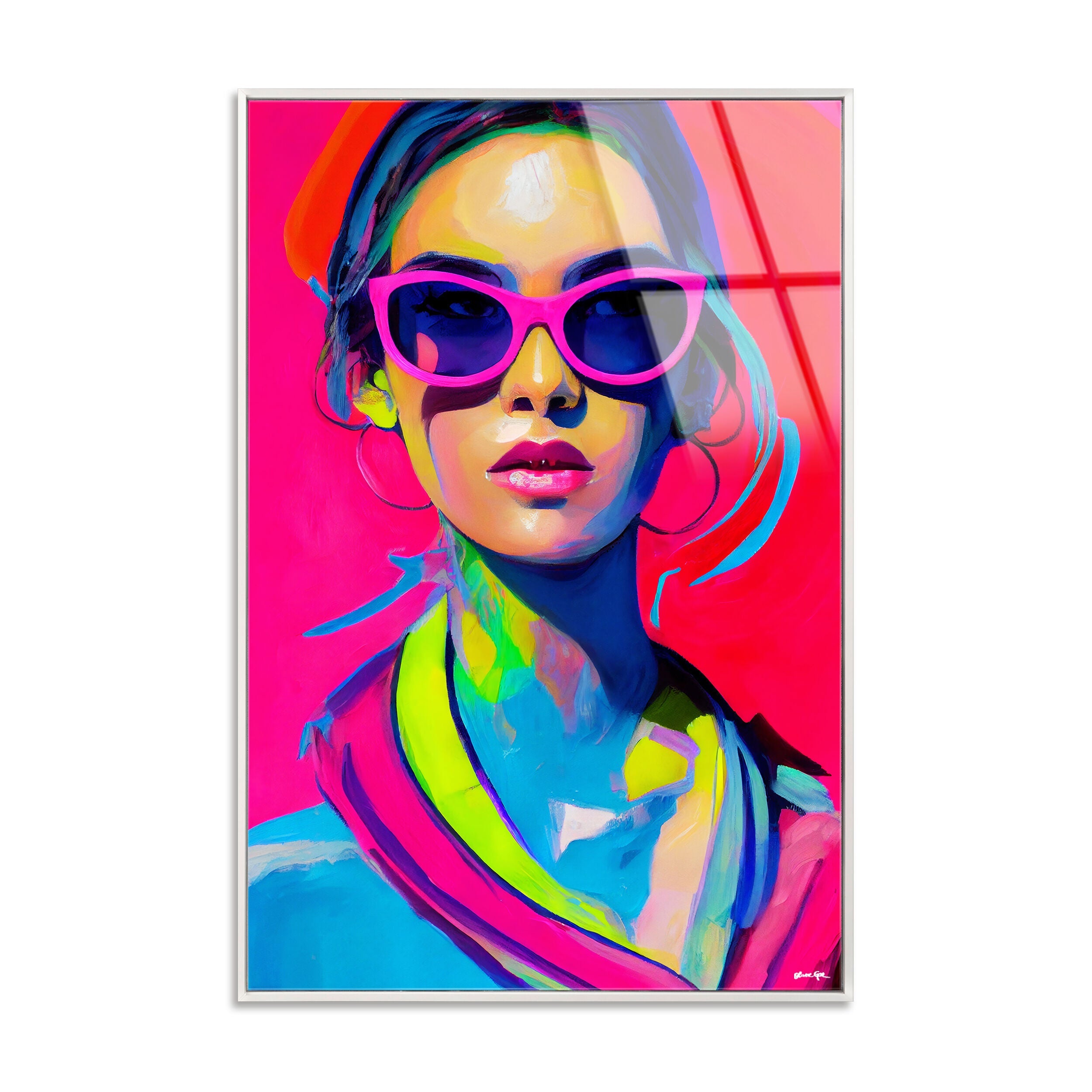 Neo Elegance - Framed Acrylic Art