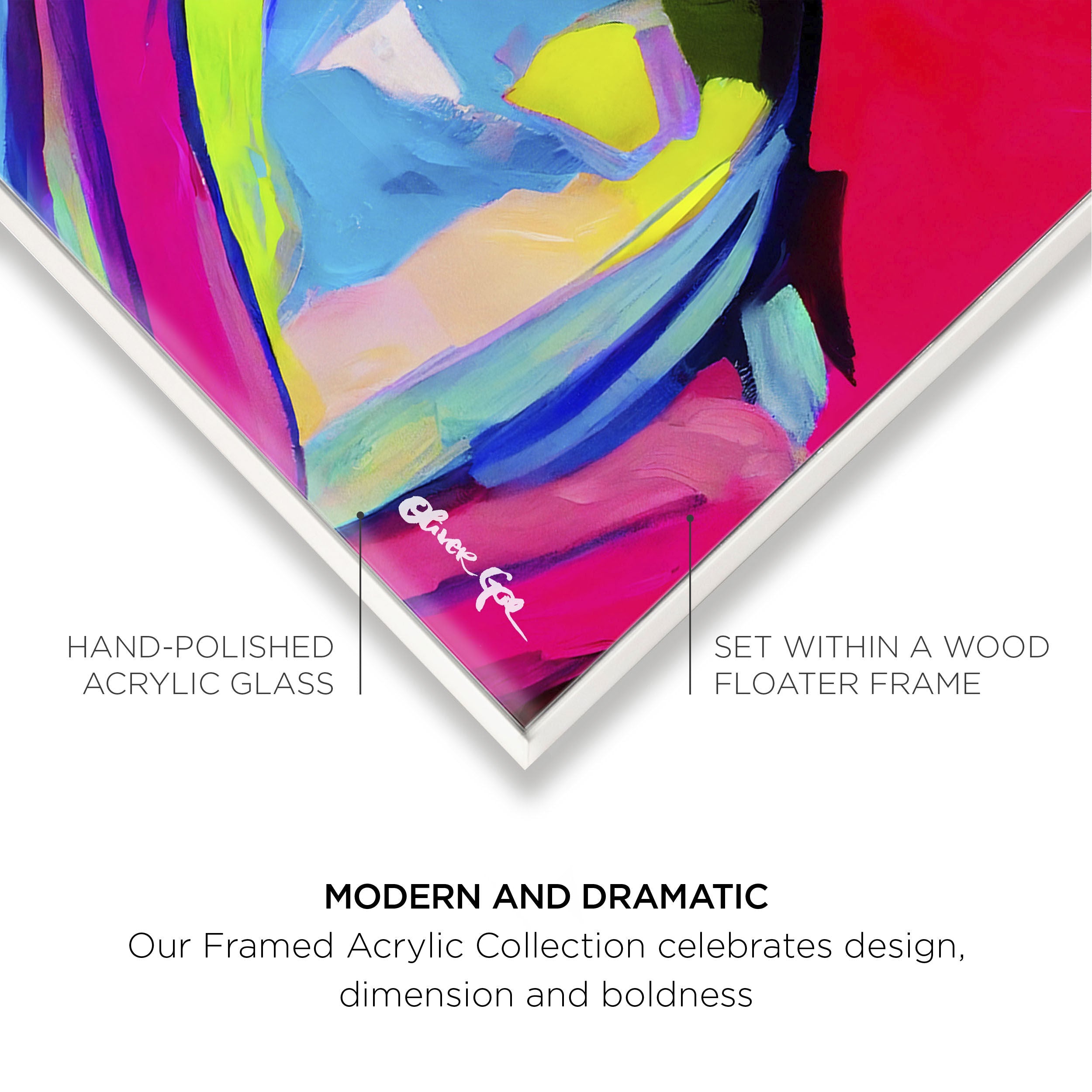 Neo Elegance - Framed Acrylic Art