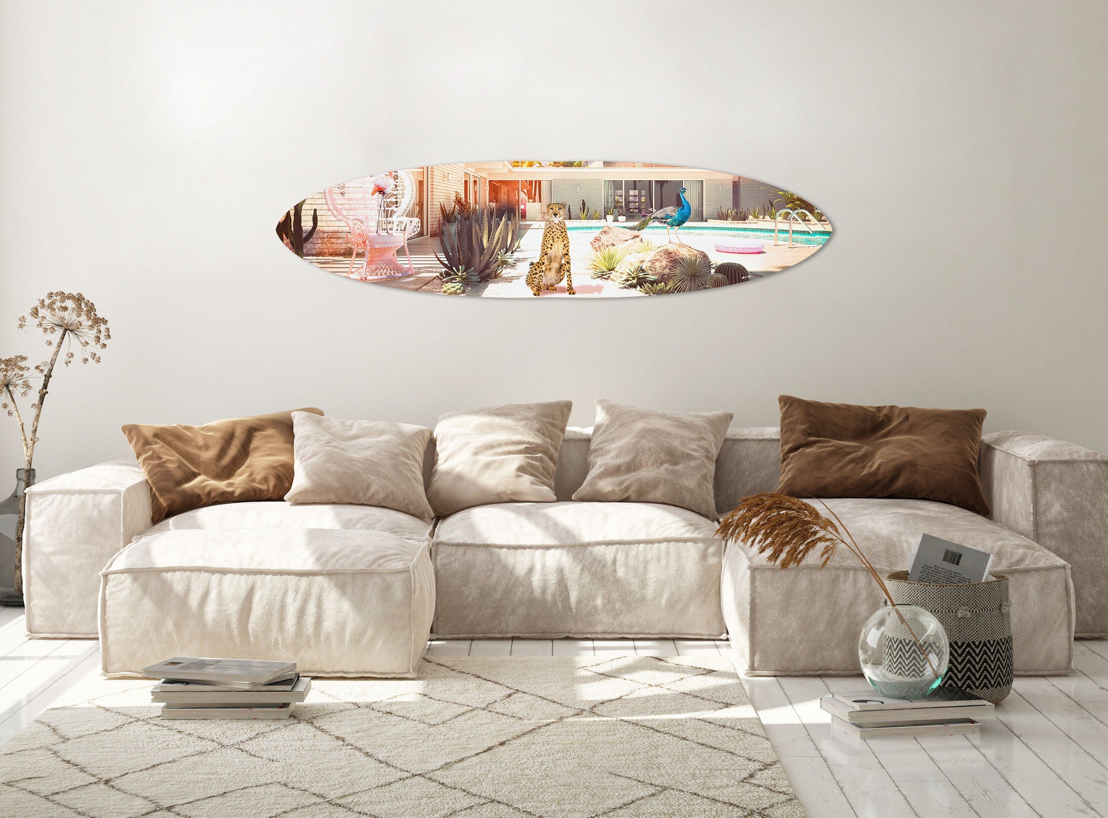 Palm Springs Crew - Decorative Acrylic Surfboard Main image