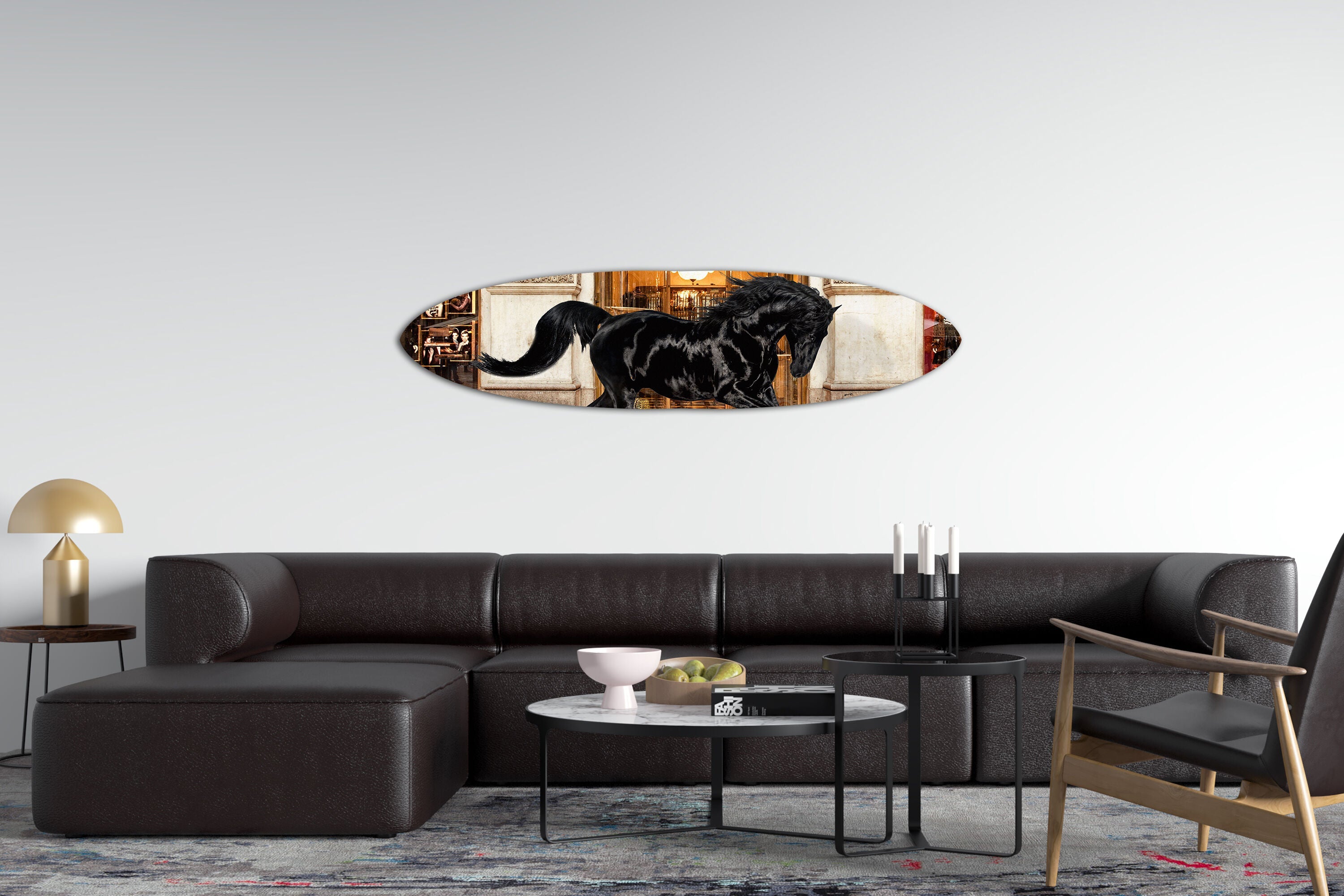 Royal Shopping in Italy - Decorative Acrylic Surfboard