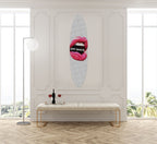 OFF Lips - Decorative Acrylic Surfboard