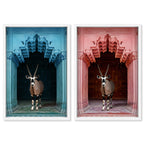 Whatsup Entrance Set of 2 - Displayed in a Shadowbox