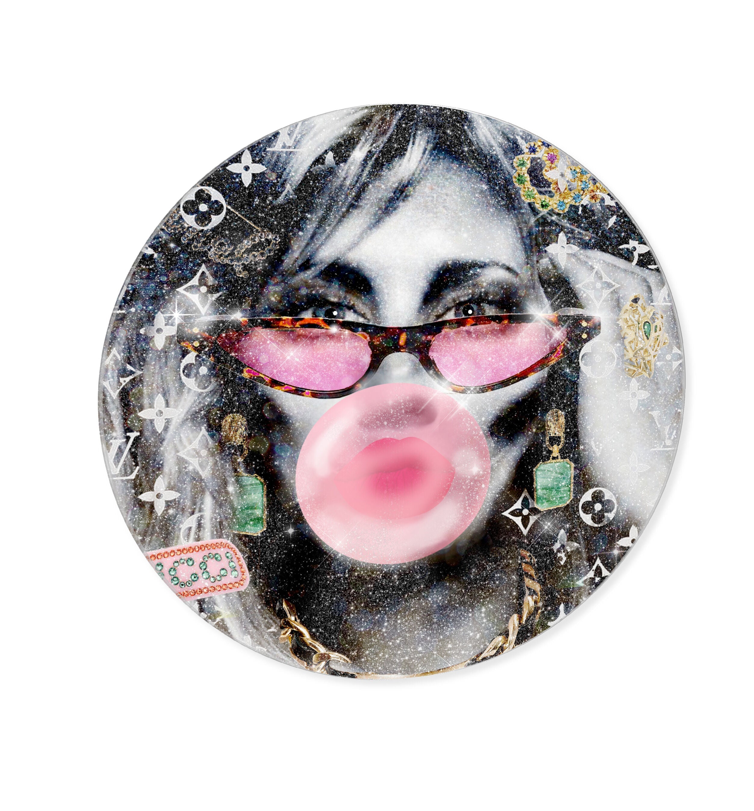 Always such a good girl - Round Acrylic Art Secondary image
