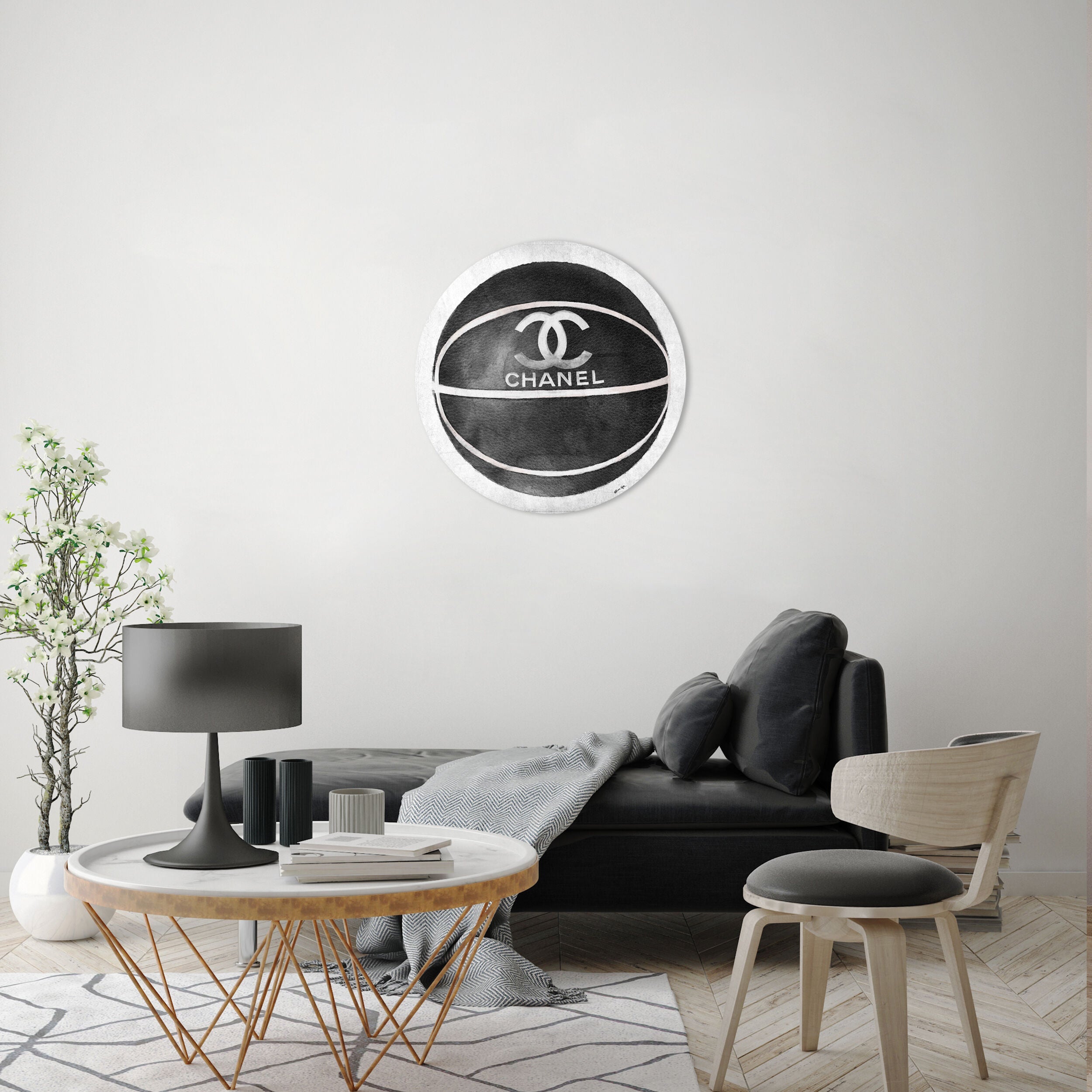 Fashion Basketball - Round Acrylic Art Main image