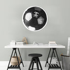 Fashion Soccer Ball - Round Acrylic Art