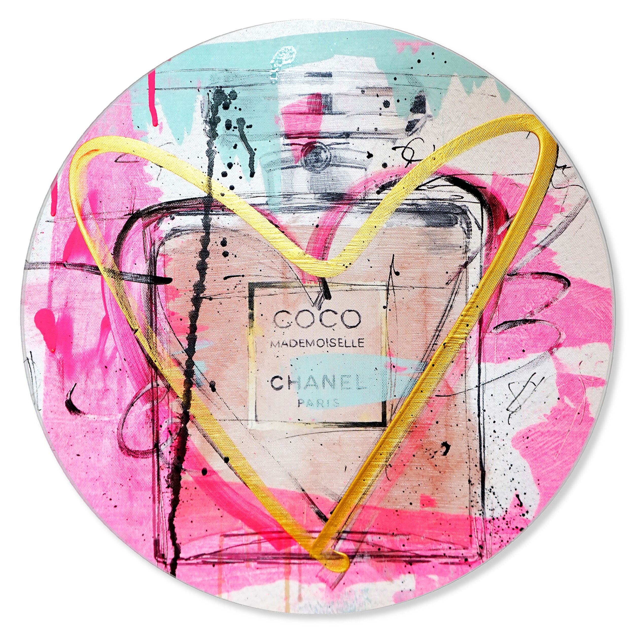 Mademoiselle Remix - Round Acrylic Art Main image