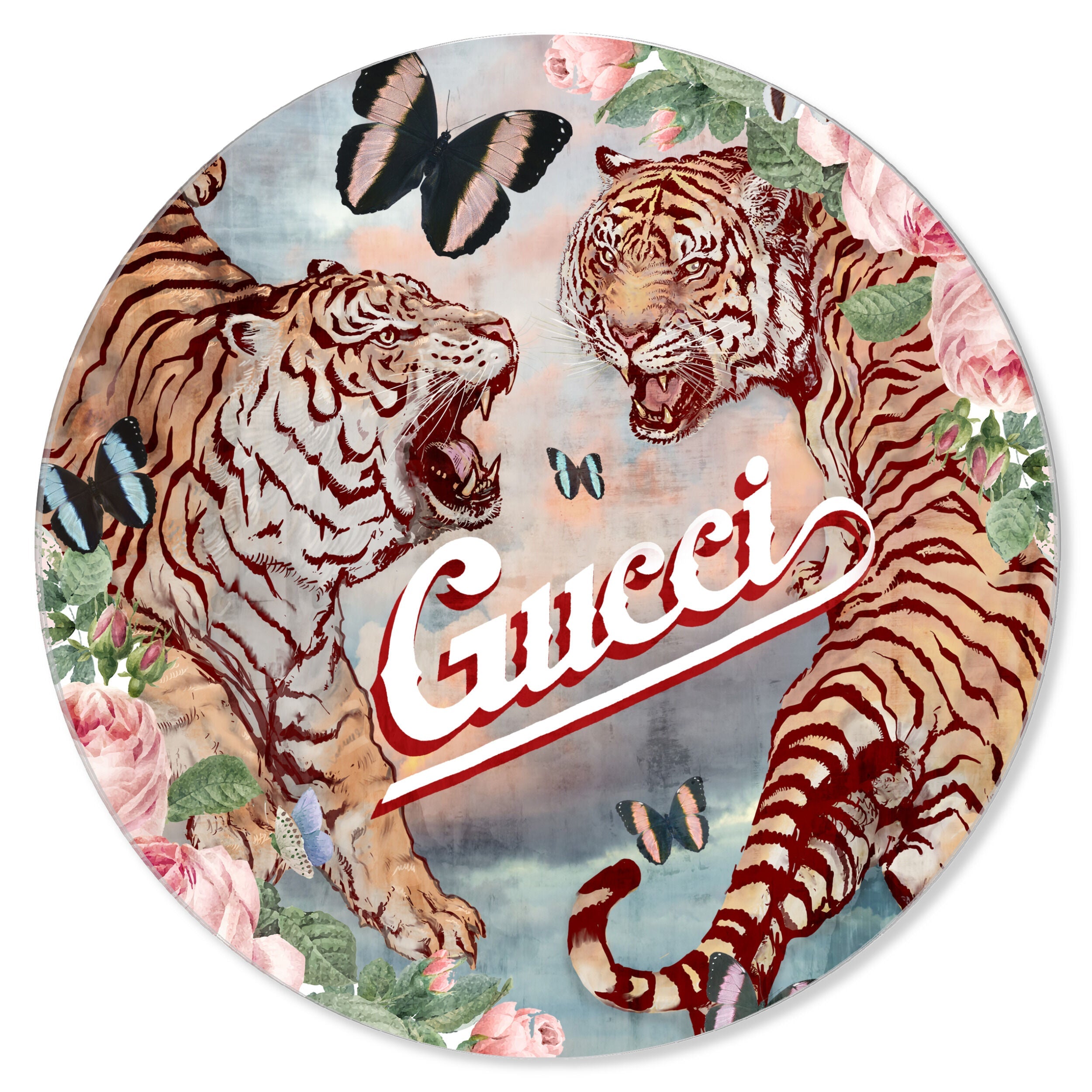 Parma Tigers - Round Acrylic Art