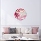 Playa Parasols - Round Acrylic Art