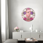 SUPERFLUOUS JUNGLE - ROUND ACRYLIC ART