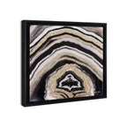 Noir Adore Geode- With Hand-Applied Gold Glitter