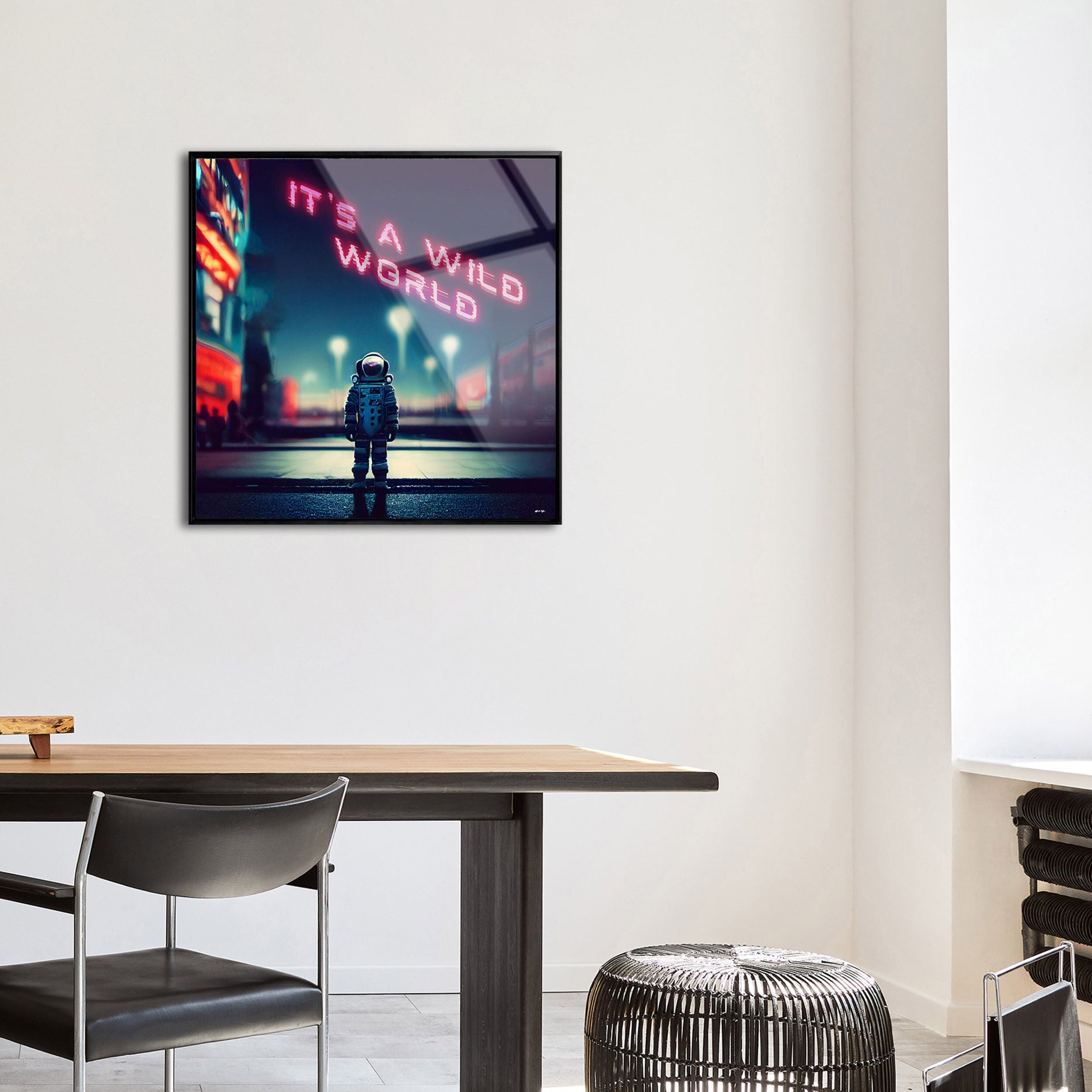 Wild World - Framed Acrylic Art