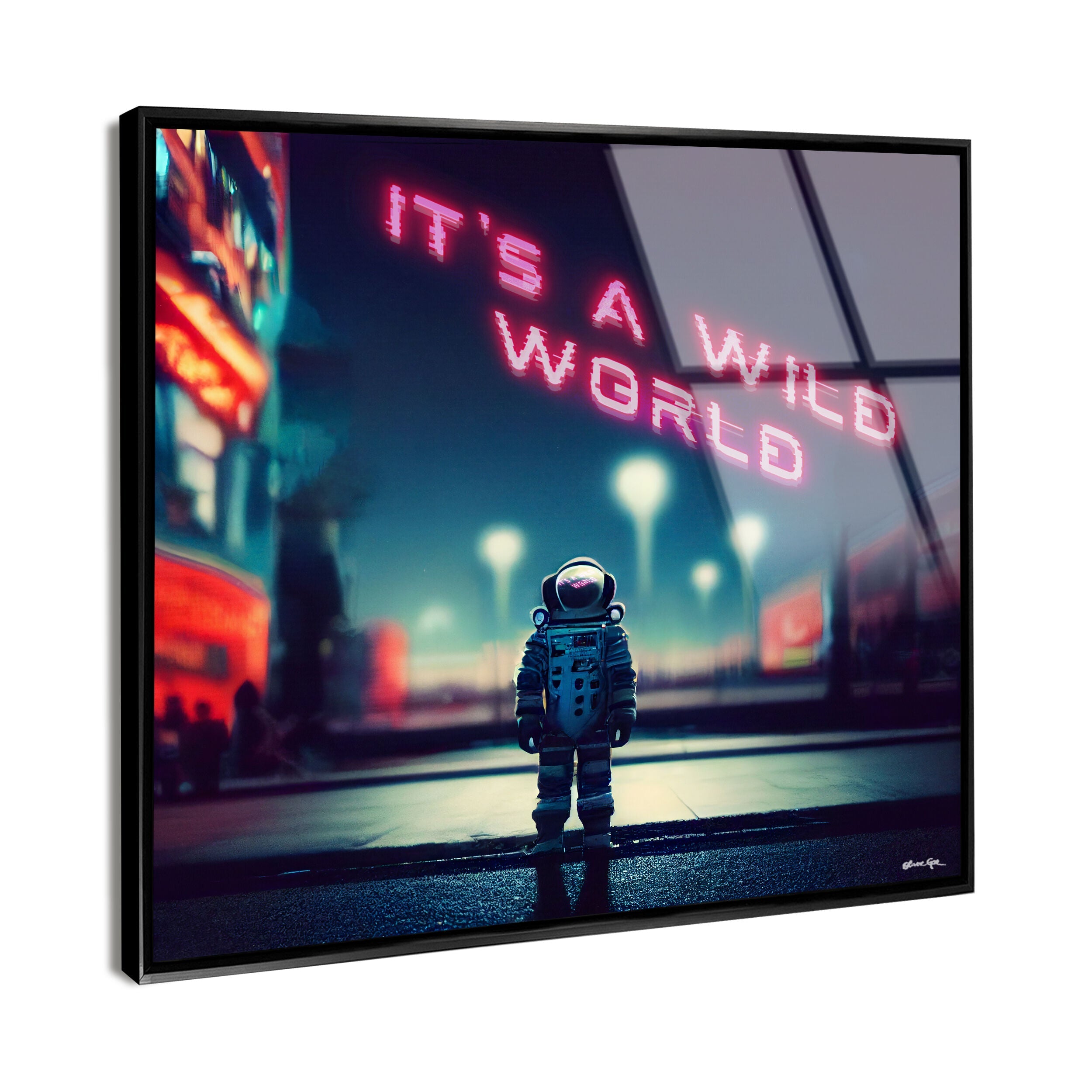 Wild World - Framed Acrylic Art