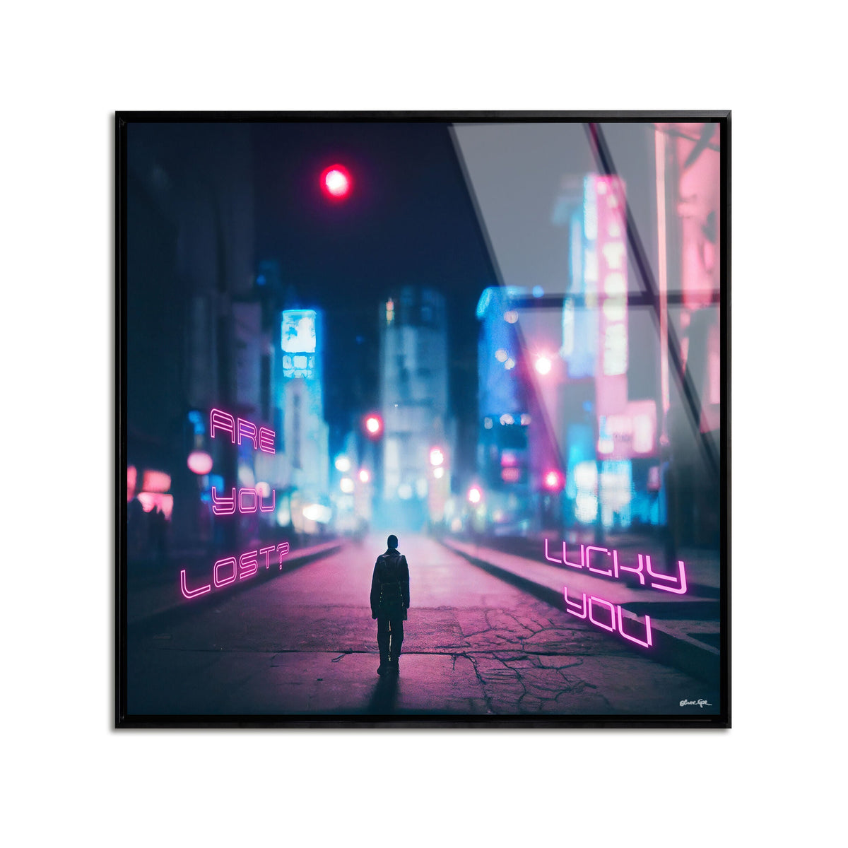 Are you Lost - Framed Acrylic Art Main image