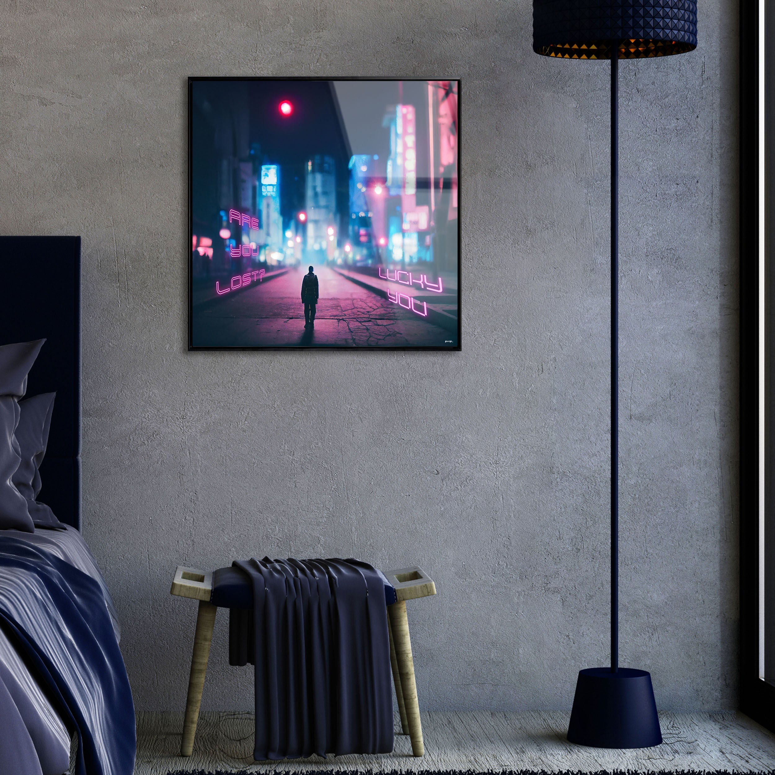 Are you Lost - Framed Acrylic Art Secondary image